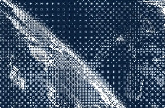 Astronaut in space banner